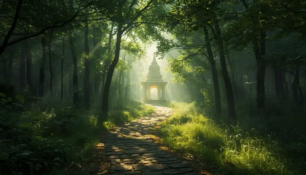 Meditation guiding the path to inner peace and spirituality and Religion