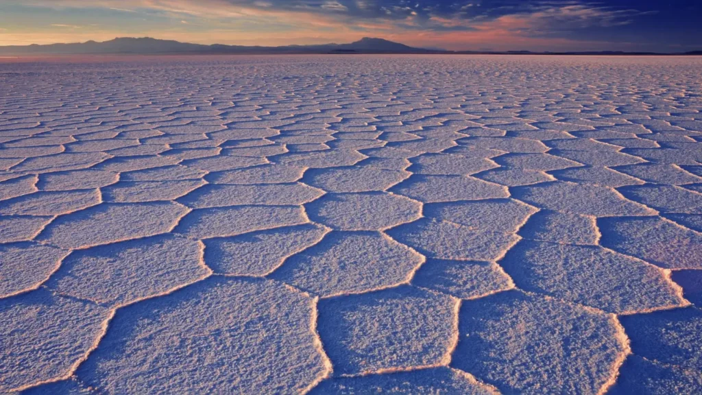 The largest salt flat in the world, Salar de Uyuni