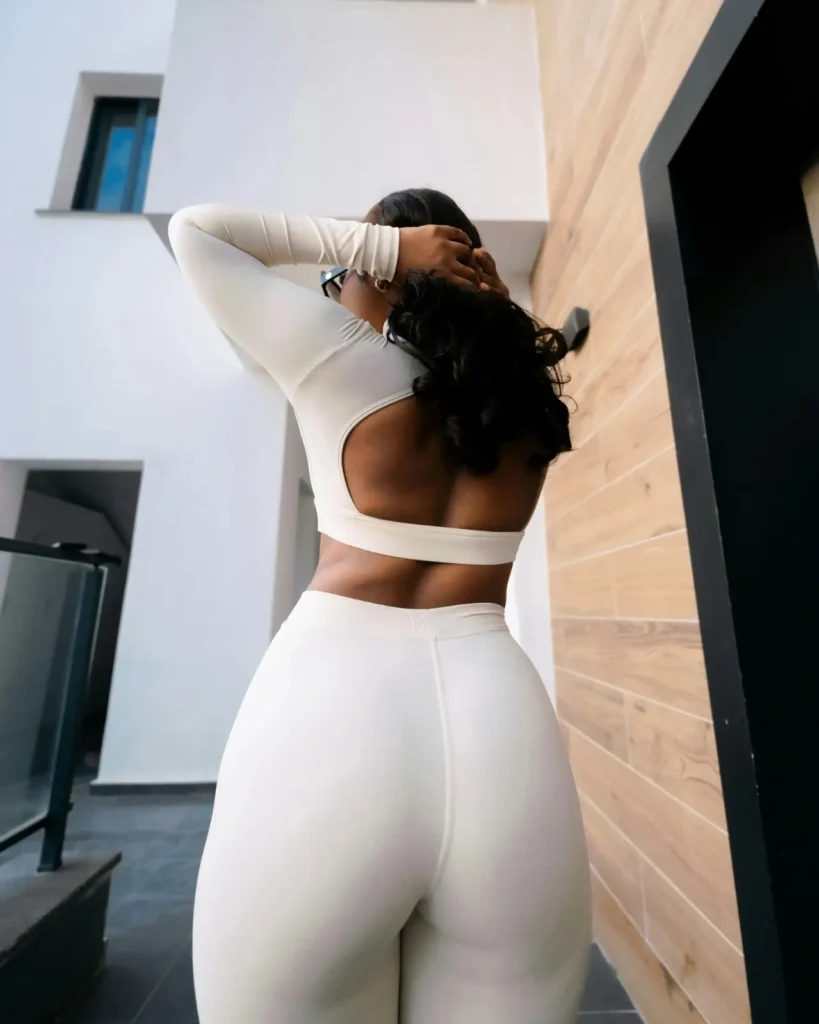 Woman with Mediterranean features in warm lighting