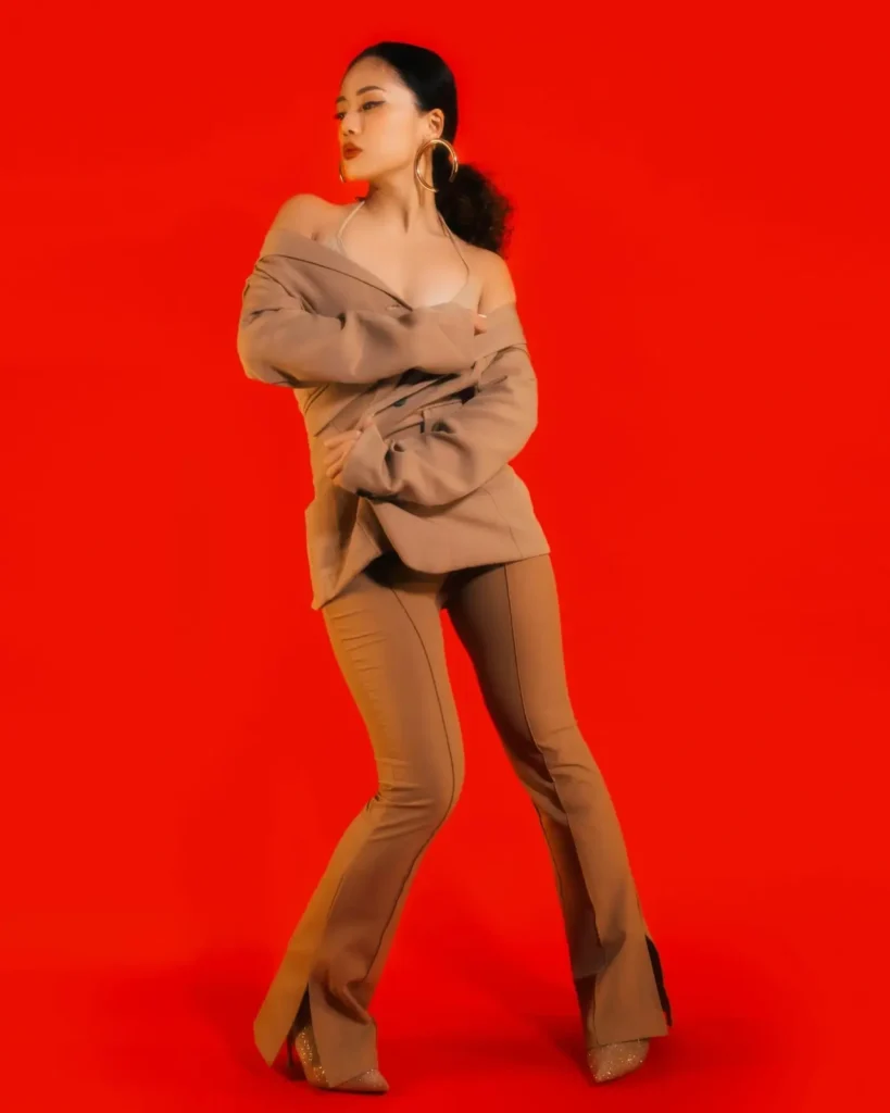 confident woman standing