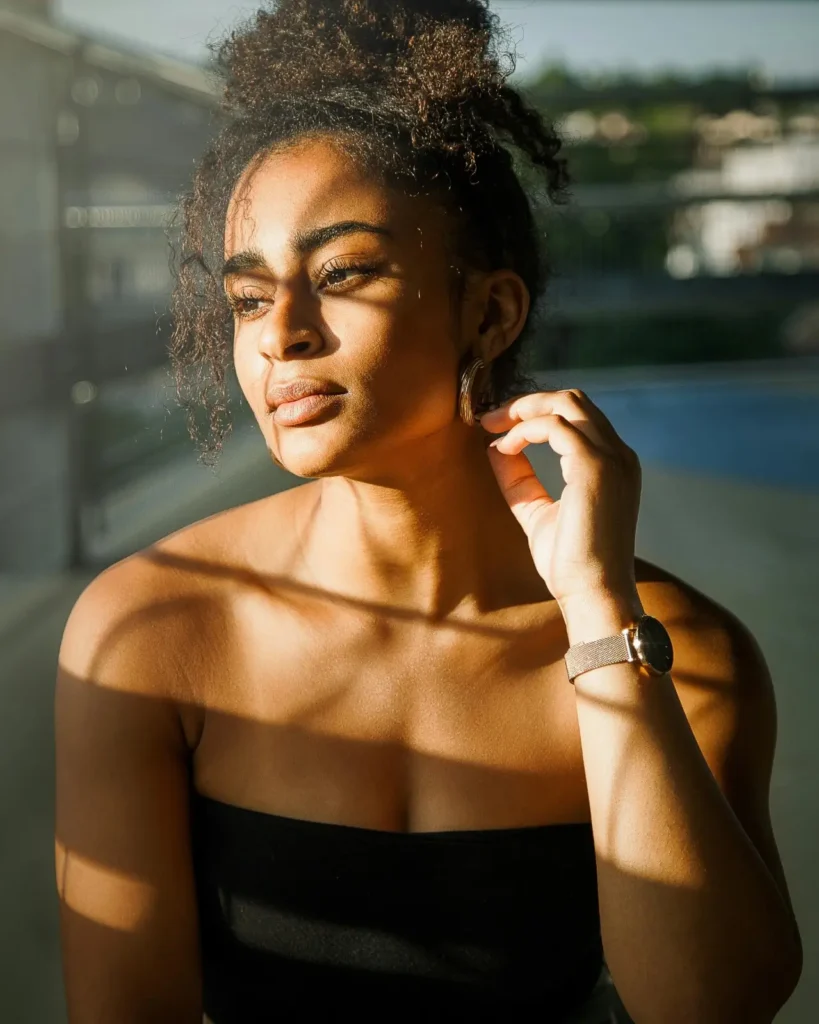 Portrait representing how traditions shape identity beauty and pride