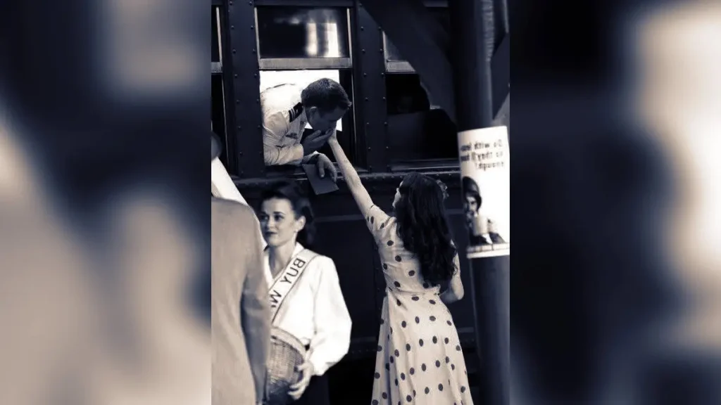 these fleeting moments, allowing us to feel joy, courage, hope, and compassion. Even without knowing the exact details or titles of old images, the emotions behind them are universal. Each kiss tells a story, 