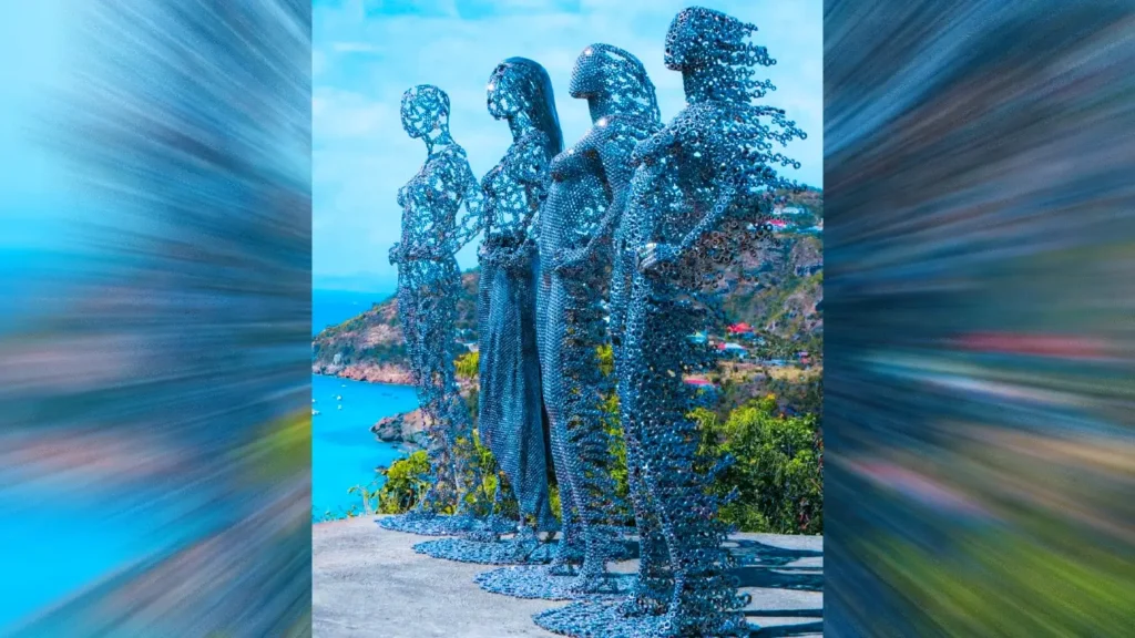 Sculpture from Rusted Tools 