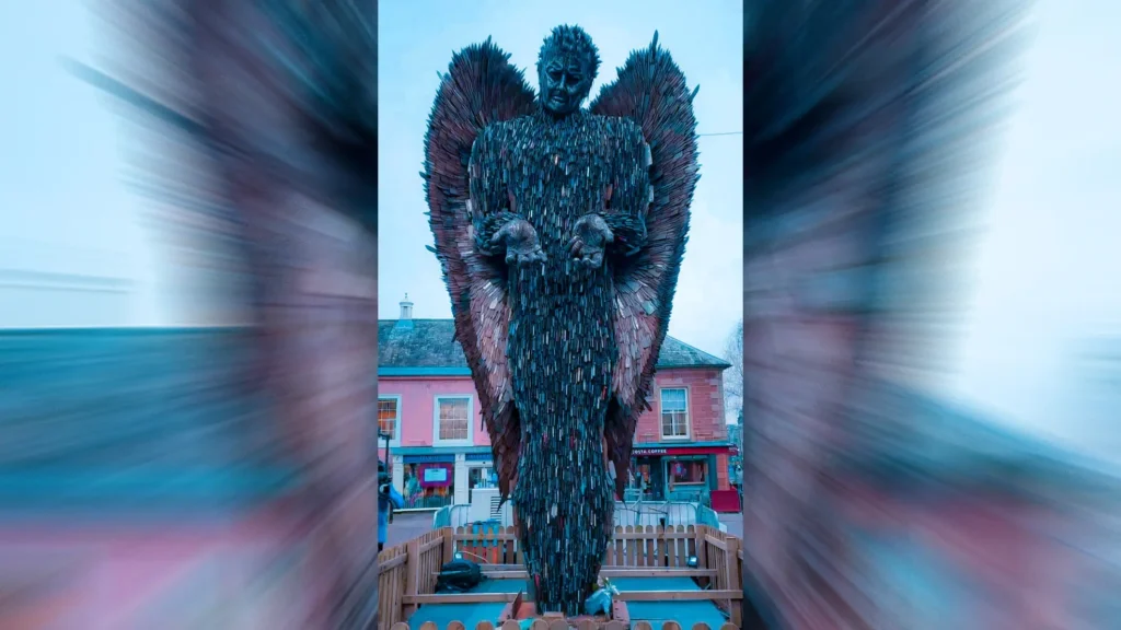 Sculpture Of Confiscated Knives 