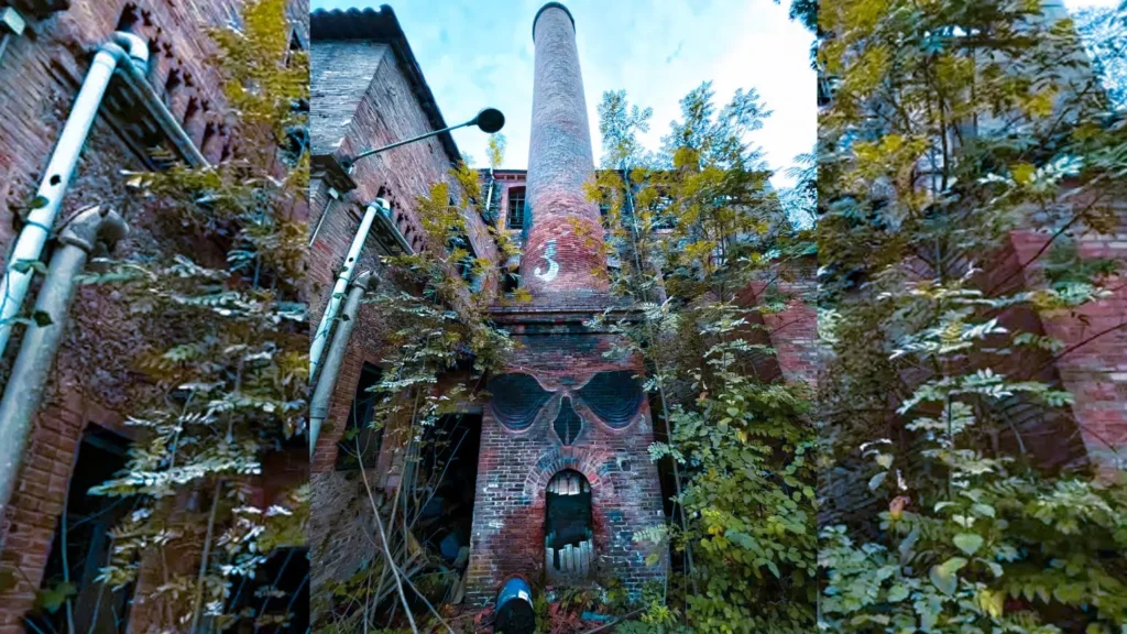 This mural fuses cosmic elements